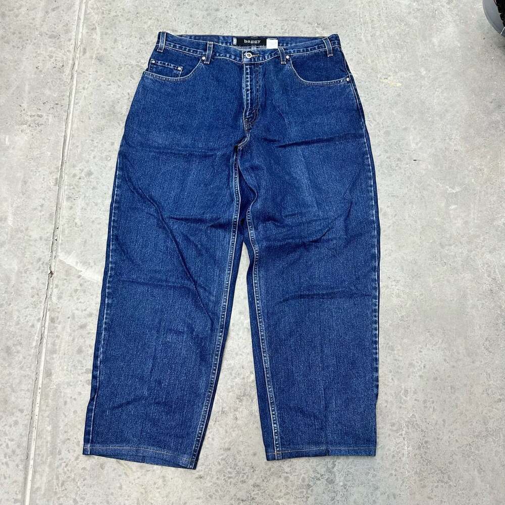 Levi's SilverTab Baggy Dark Wash Denim Jeans -  38x32 - Picture 2 of 5